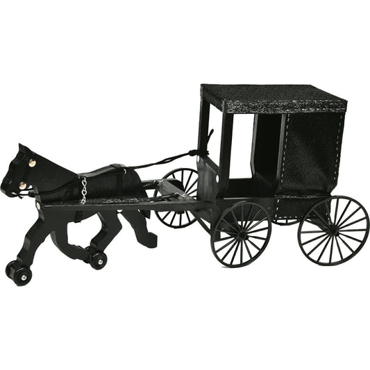 Top Buggy With Horse