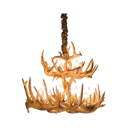 Two Tier Antler Chandelier