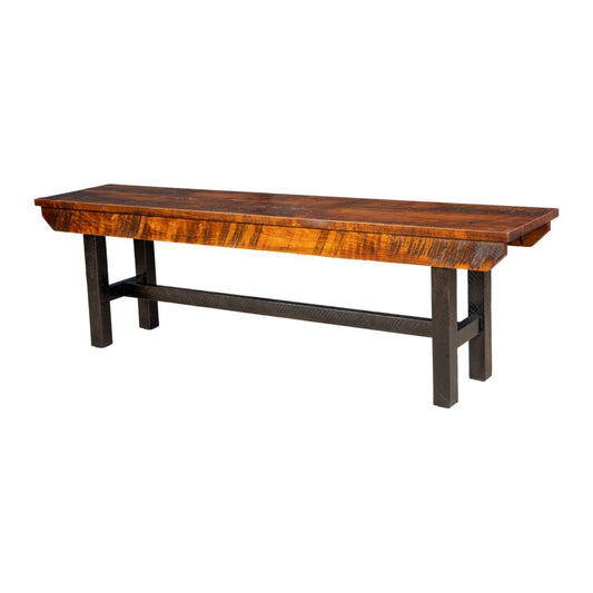 Rough Cut Maplewood Bench