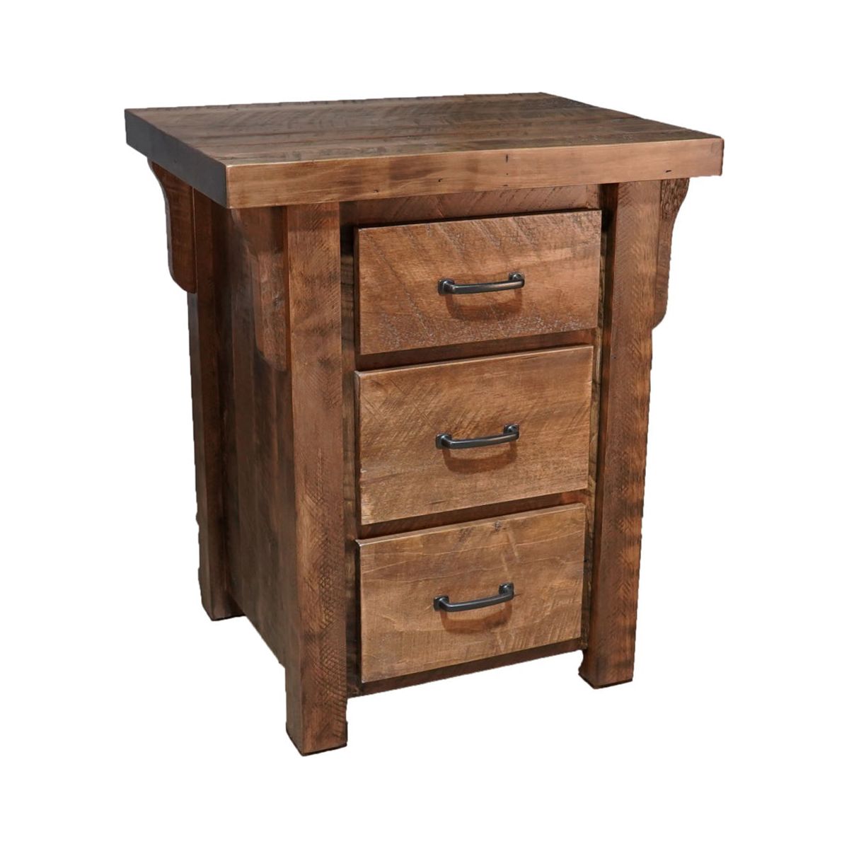 Highland 3 Drawer Nightstand
