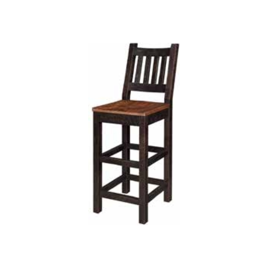 30” R/C Maplewood Bar Stool with Back