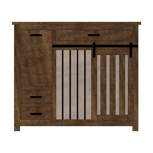 Legacy Large Single Barn Door Crate