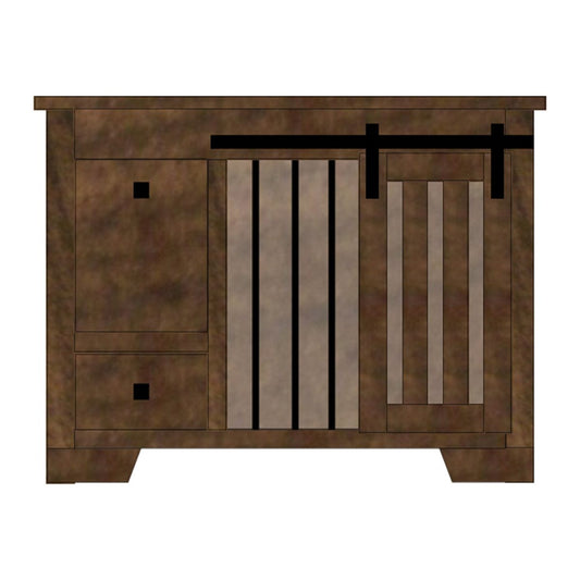 Legacy Medium Single Barn Door Crate