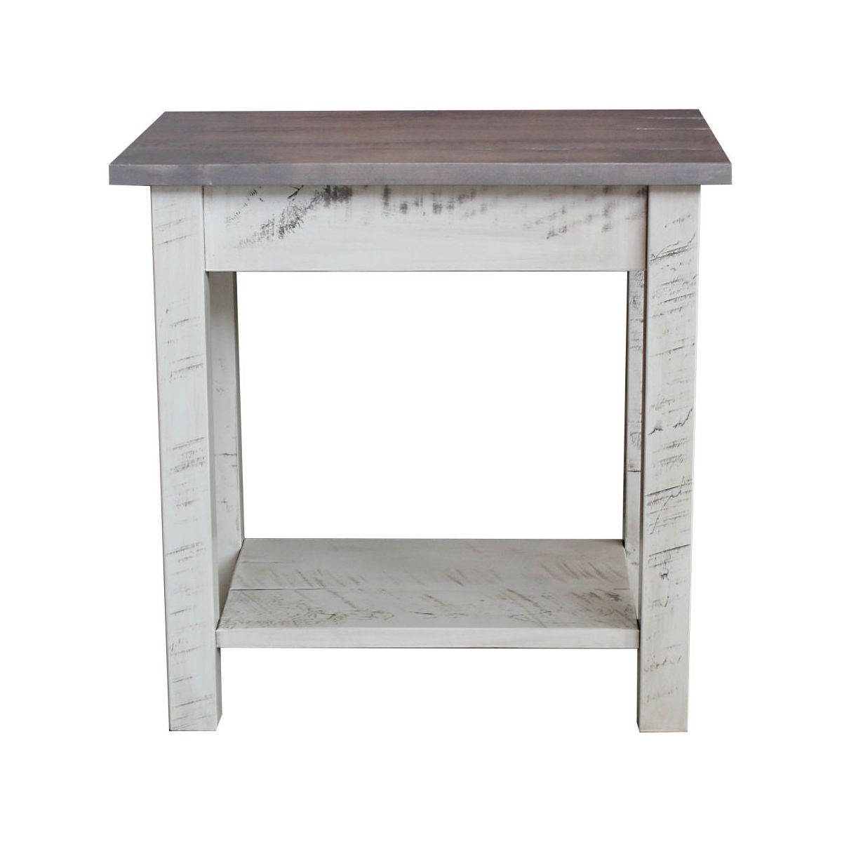 Painted Buckeye End Table