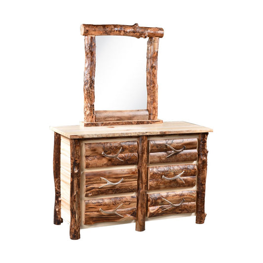 Aspen 6 Drawer Dresser with Mirror