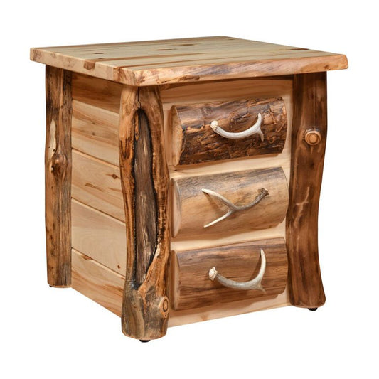 Aspen 3 Drawer Nightstand
