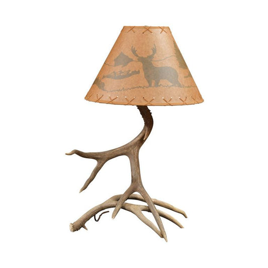 Mule Antler Table Lamp