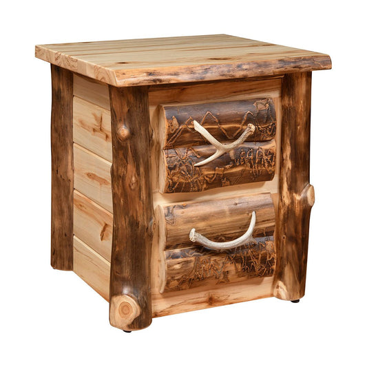 Aspen 2 Drawer Nightstand