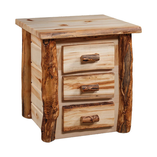 Aspen 3 Drawer Nightstand