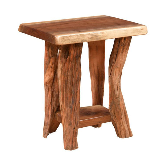 Black Walnut Plant Stand with Driftwood Legs