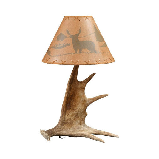 Moose Antler Table Lamp