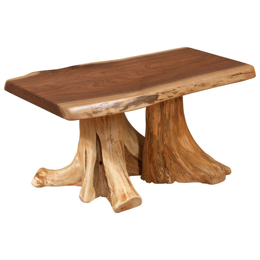 Aspen/Walnut Stump Coffee Table
