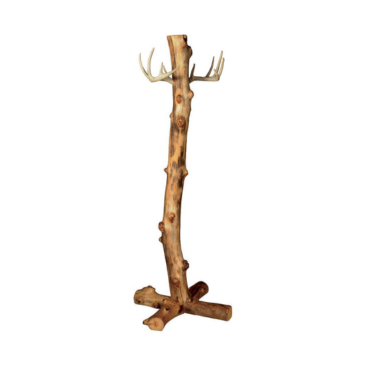 Aspen Coat Rack with Antlers