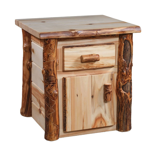 Aspen 1 Drawer & Door Nightstand