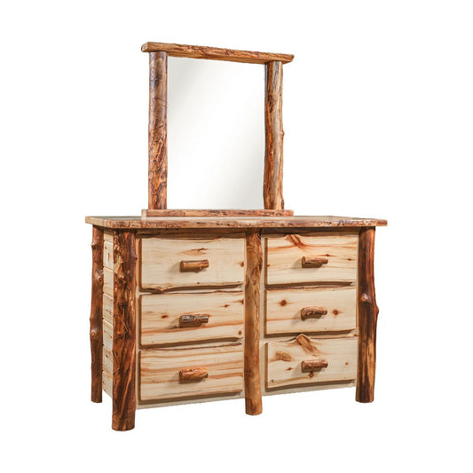 Aspen 6 Drawer Dresser with Mirror