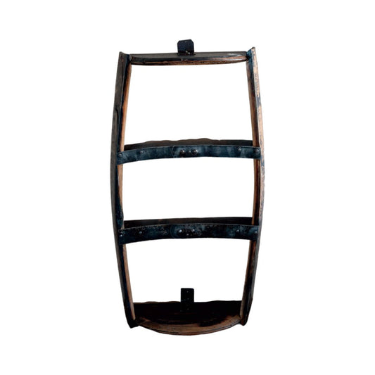 Whiskey Barrel Wall Shelf