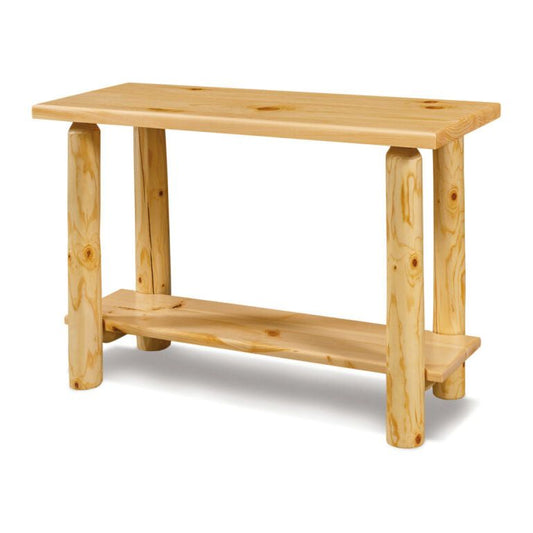 Cedar Sofa Table with shelf FS