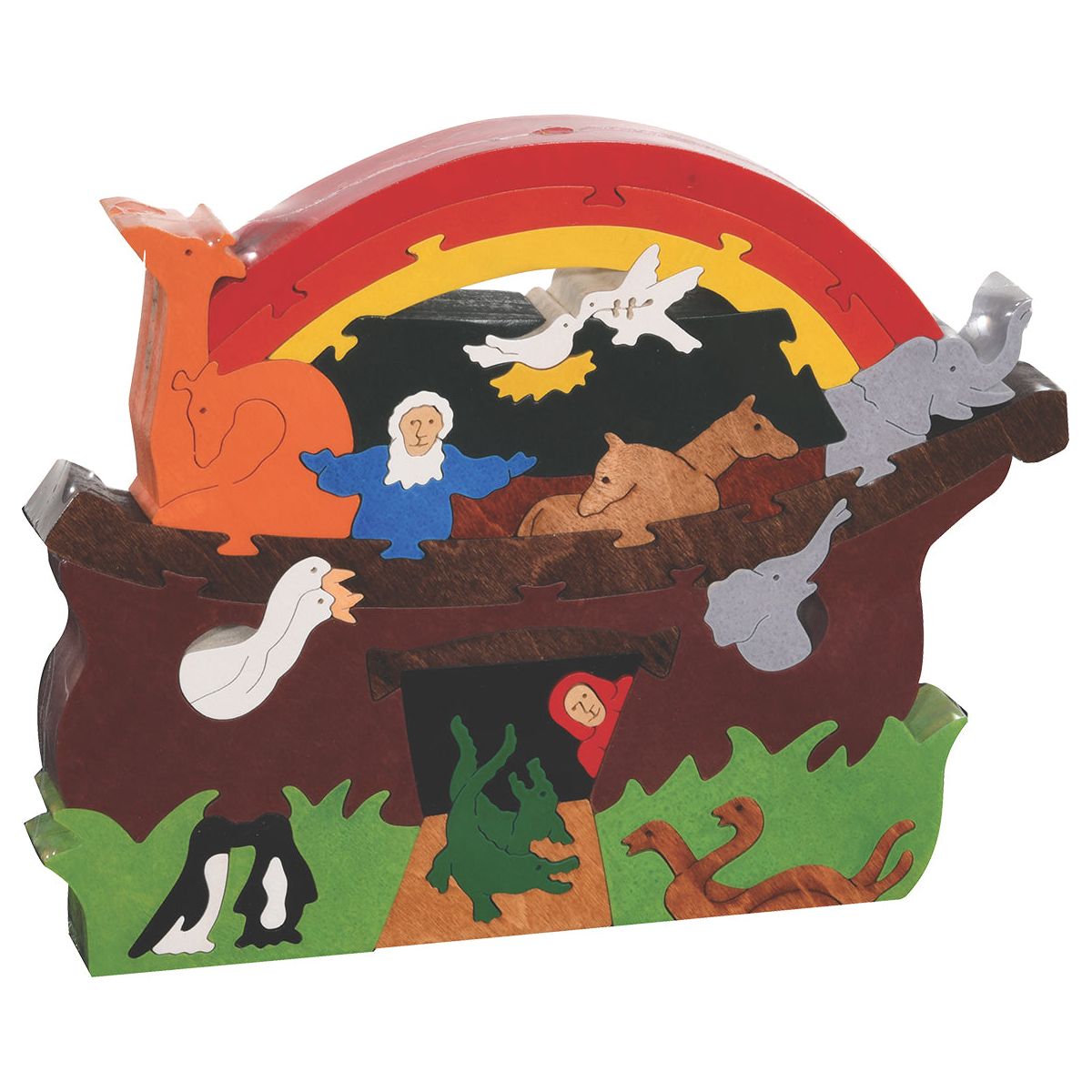 Large Noah's Ark Scroll Saw Puzzle
