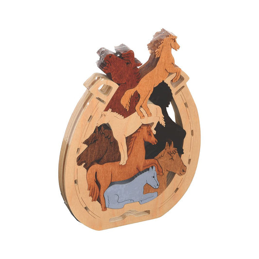 Pile Of Horses Scroll Saw Puzzle