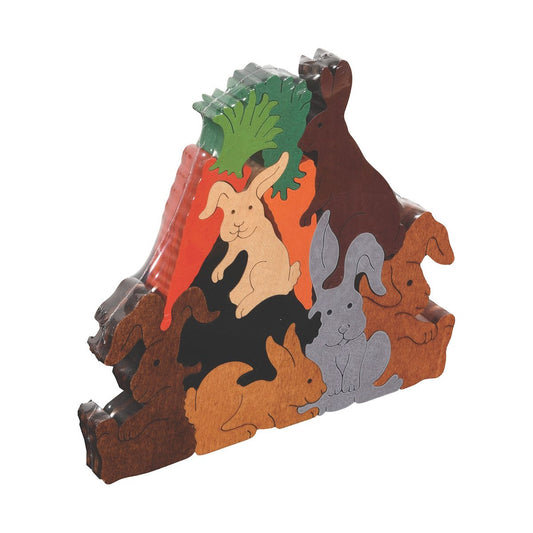 Pile Of Bunnies Scroll Saw Puzzle