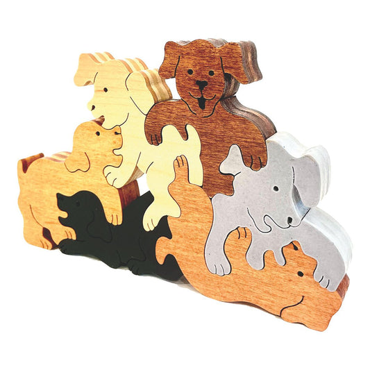 Pile Of Pups Scroll Saw Puzzle