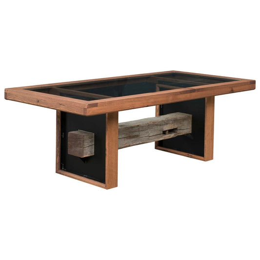 1869 Tempered 1/2" Glass Top Table