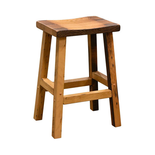 Bar Stool with Scooped Seat