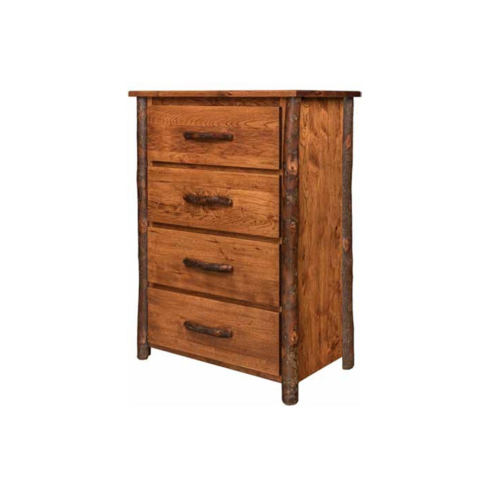 Hickory 4 Drawer Chest