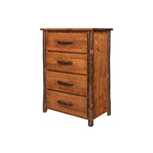Hickory 4 Drawer Chest
