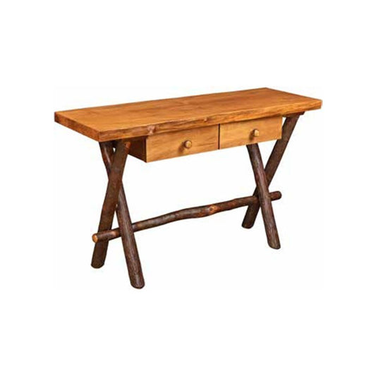Millcreek Live Edge Sofa Table w/2 Drawers