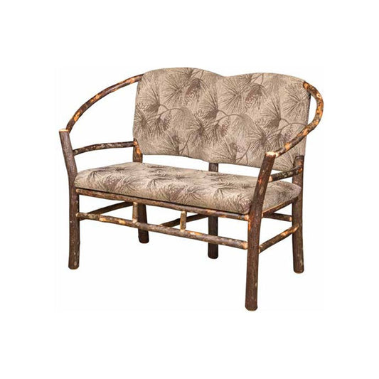 Settee with Fabric Seat & Back