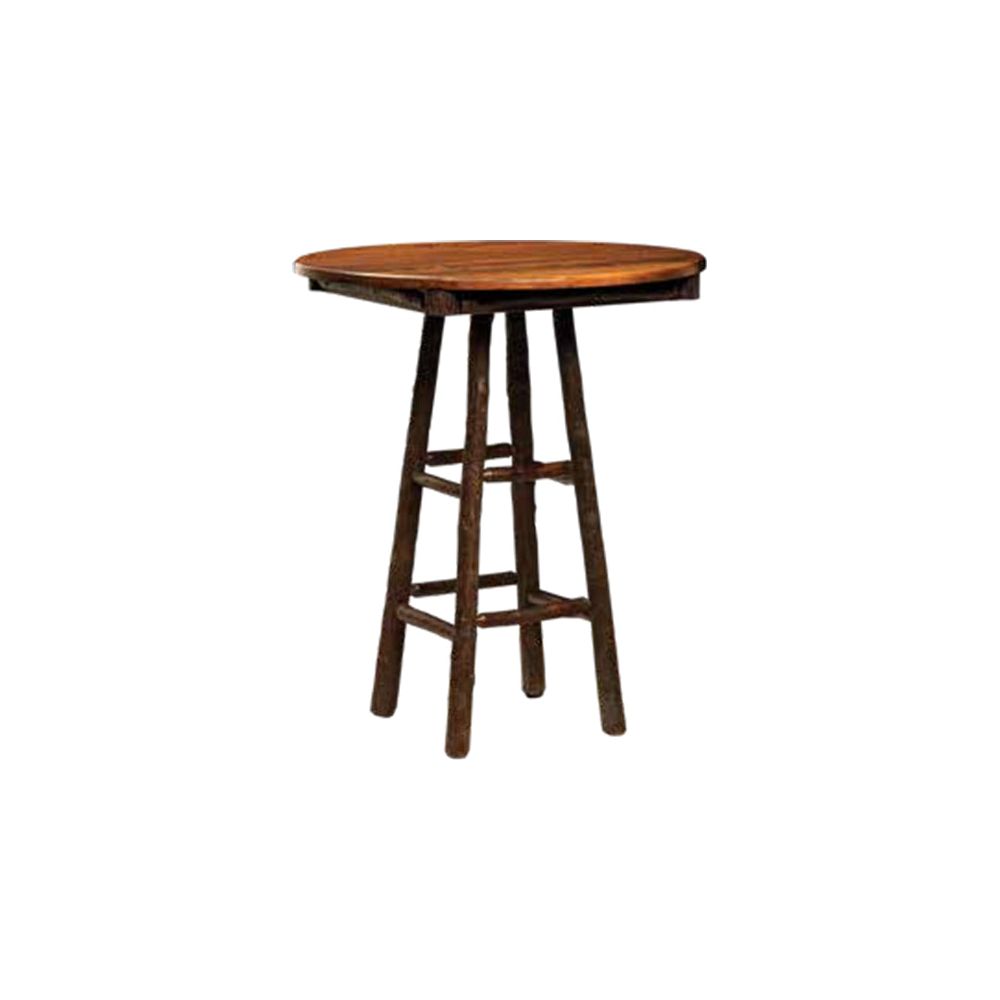 Round Pub Table with Windmill Base