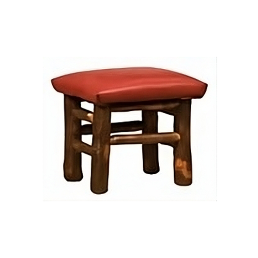 Child Foot Stool with Fabric Seat