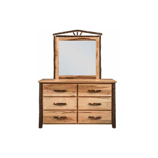 Hickory 6-Drawer Dresser