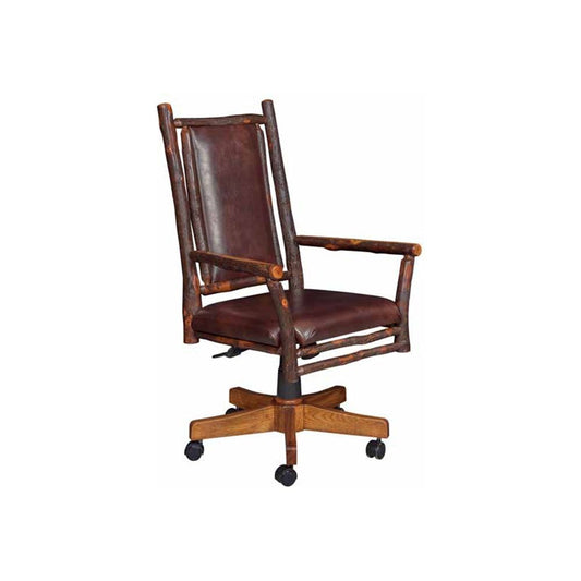 Grandpa Desk Chair with Fabric Seat & Back