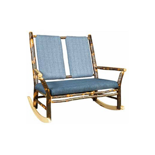 Grandpa Double Rocker with Fabric Seat