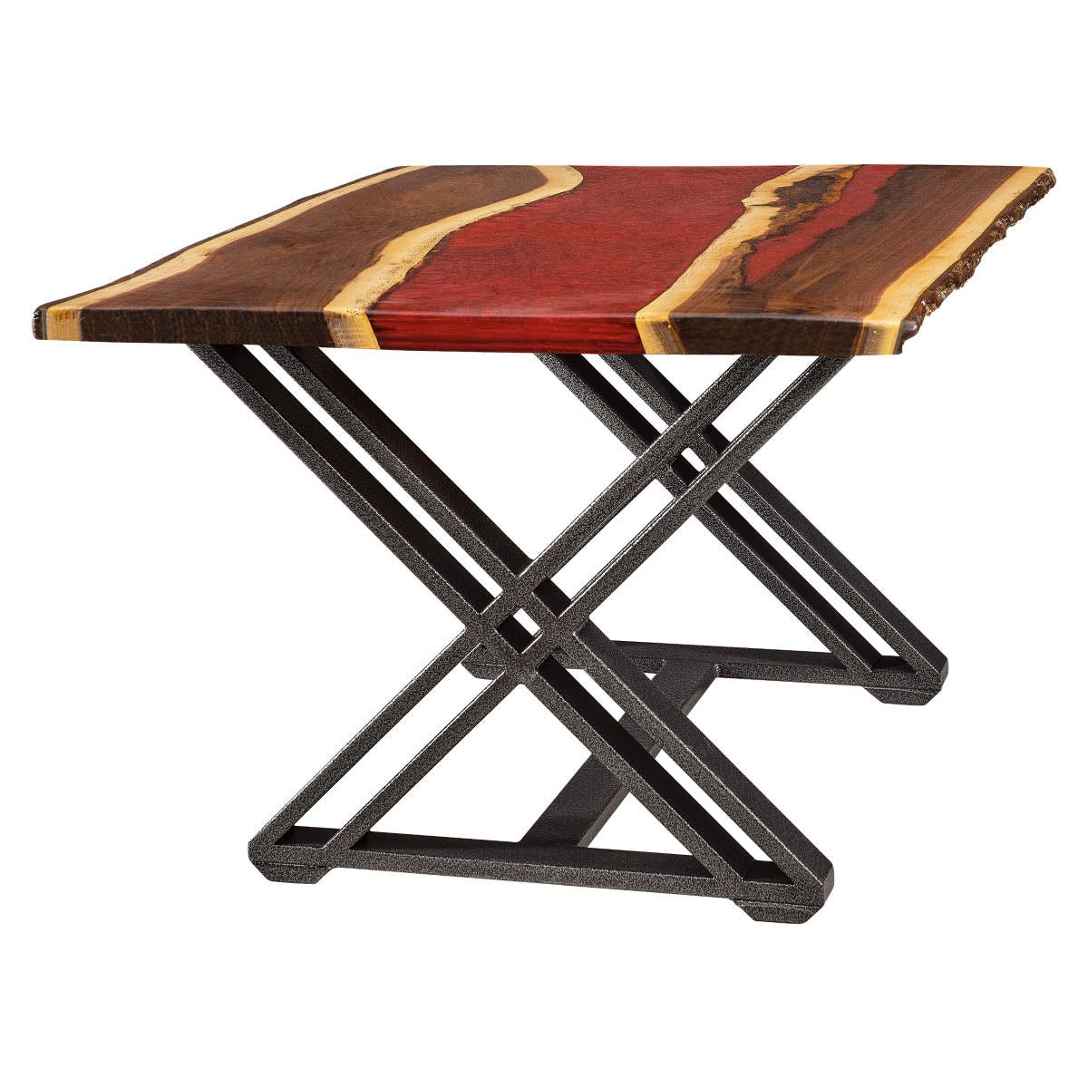 Double X Deluxe Base End Table