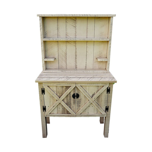 Reclaimed Wood Coffee Bar
