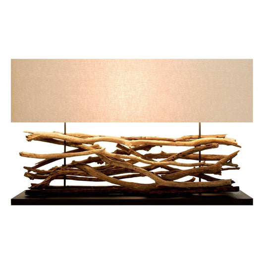 Extra Large Teak Sticks Lamp