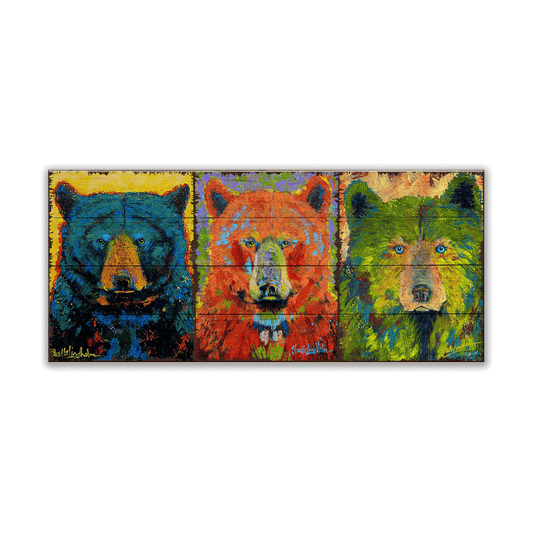 Bear Necessities: Rustic Royals Triptych