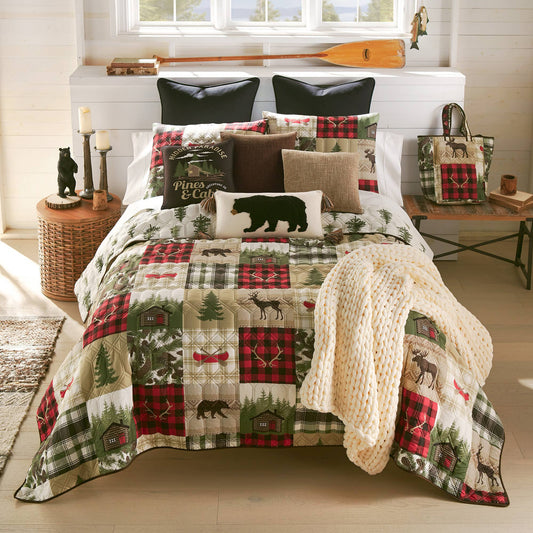 Donna Sharp Cedar Lodge 3PC Quilt Set