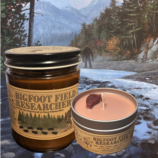 Bigfoot Field Researcher - USA MADE - Soy Wax Candles