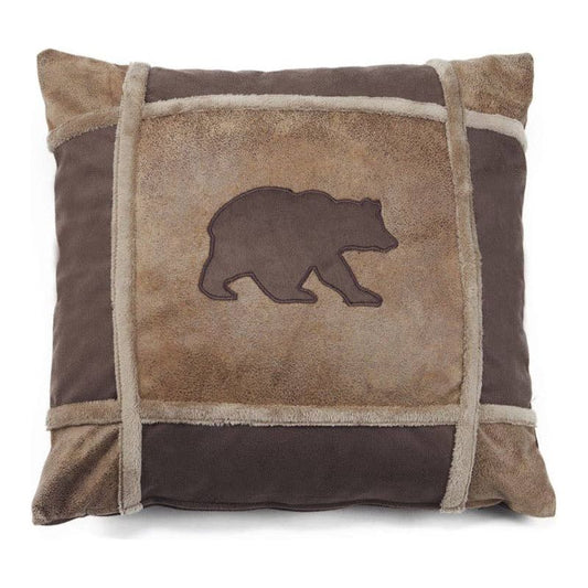 Bear Grid Pillow