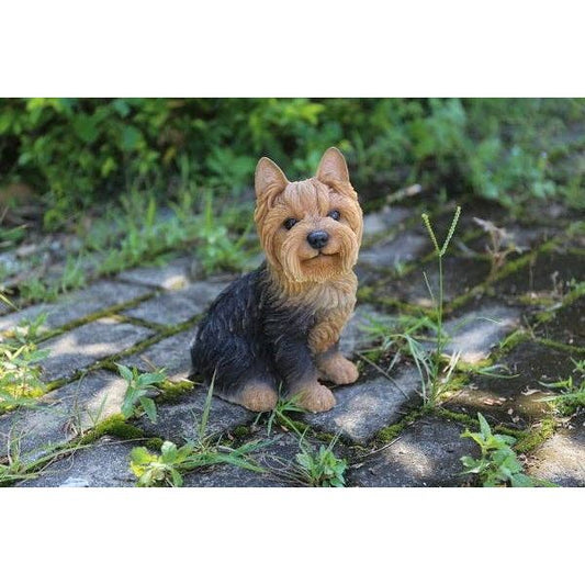 Sitting Yorkshire Terrier Statue