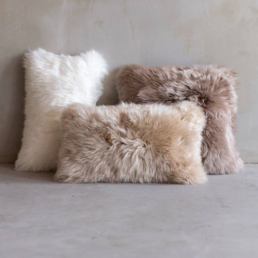 Sheepskin cushion | 2 sizes | 3 colors