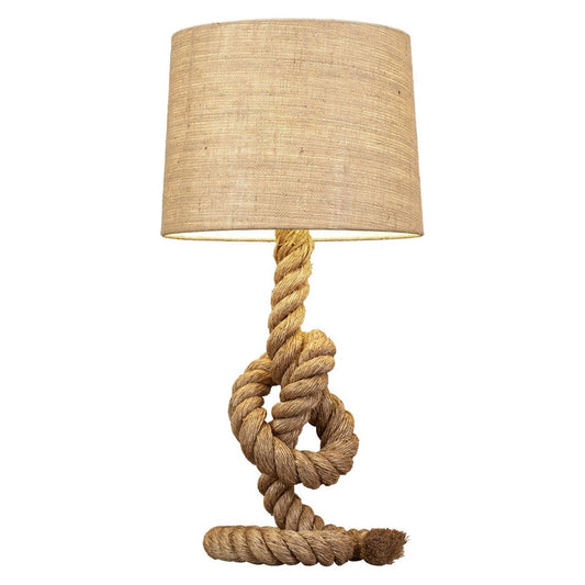 Nautical Rope Accent Desk Table Lamp