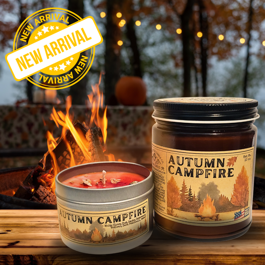 Autumn Campfire| Smokey Cedar Fall Candle